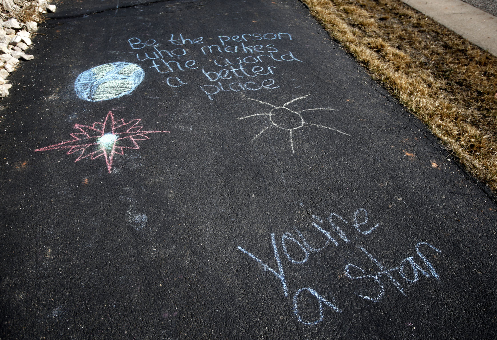 Sidewalk art